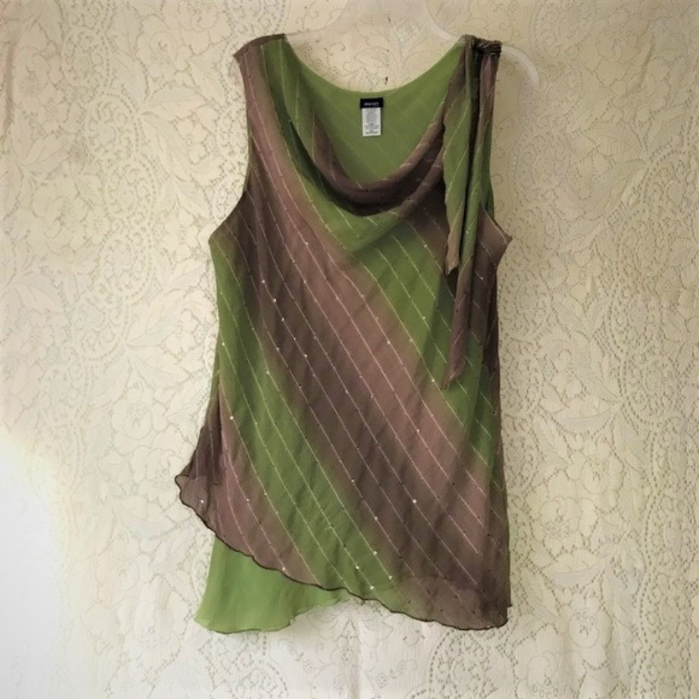 SPIN USA FORMAL EVENING SLEEVELESS FORMAL TOP